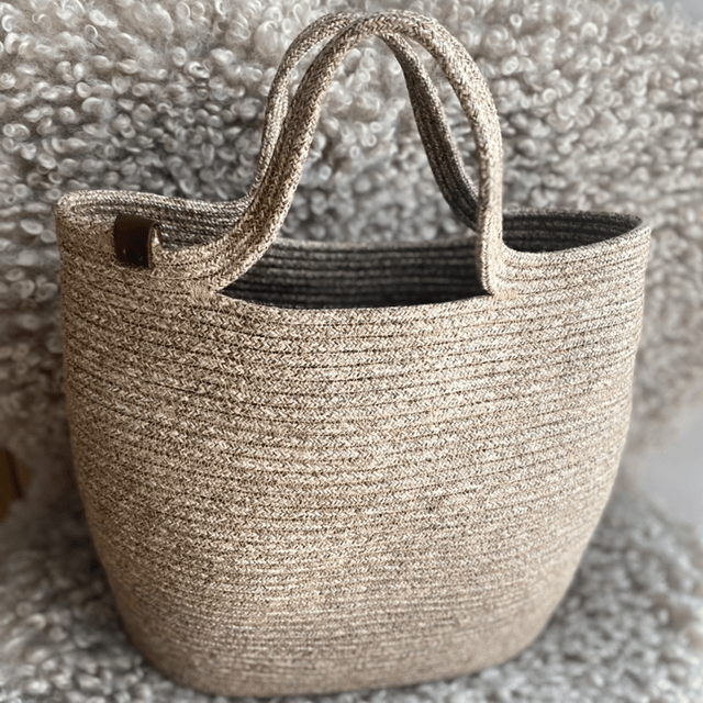 Sac cabas chic en corde naturelle 